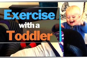 Mischievous Toddler Timelapse (Trying Yoga with Adriene)